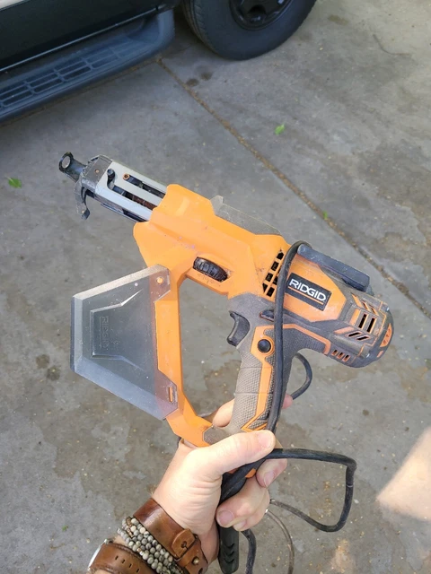 USED Rigid R6790 Corded Electric Drywall Screw Gun, Collated Screw Gun