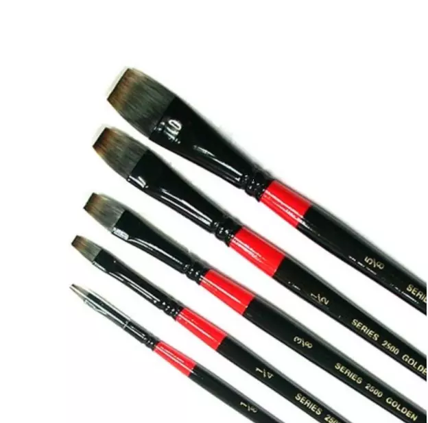 BABARA Artist Oil Acrylic Paint Brush 2500  Series Set  (5ea Brushes)