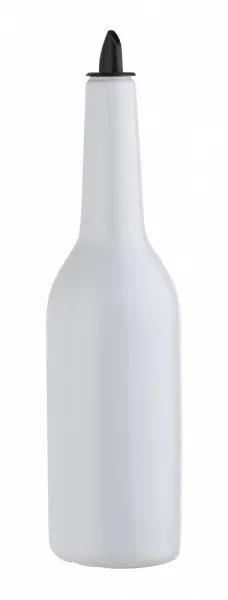 White Flair Practice Bottle 750ml - Cocktail / flair bartending practice tool!