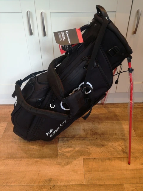 TAYLORMADE Audi quattro Cup ゴルフバッグ　黒 TAYLORMADE Audi Quattro Cup キャディバッグ 黒
