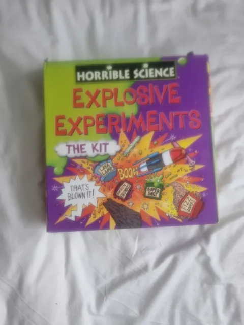 Horrible Science Explosive Experiments New