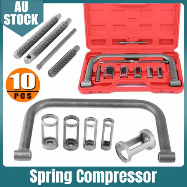 10x Valve Spring Compressor Removal Installer Tool Kit Car Motorcycle VAN ENGINE