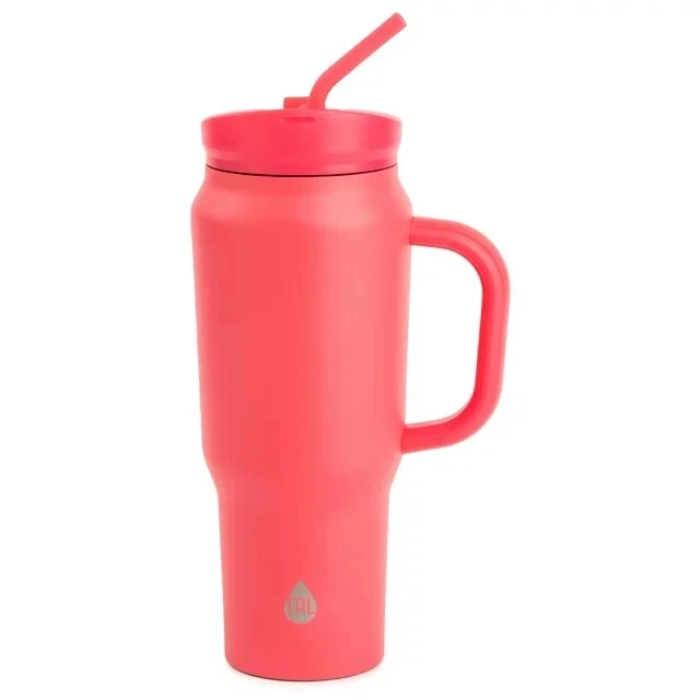 TAL Stainless Steel Basin Travel Mug 30oz Pink Insulated BPA-Free Eco-Friendly