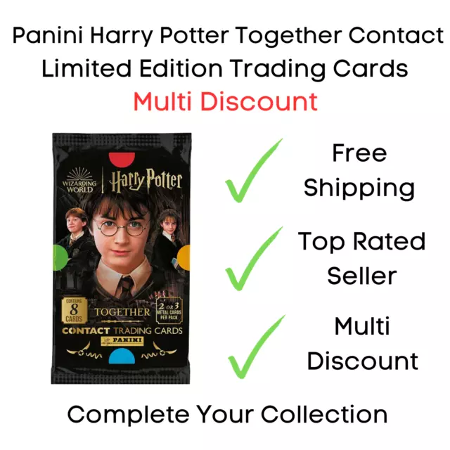 Panini Harry Potter zusammen Kontakt limitierte Auflage Sammelkarten