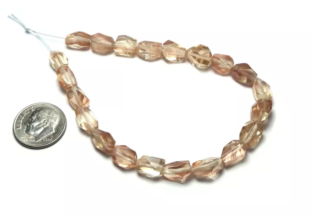 7.5" Strand OREGON SUNSTONE 8-10mm Nugget Beads AAA NATURAL /N0