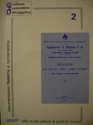 A12R RELAZIONE SERVIZIO DELLA POSTA MILITARE 15/18 ALDO AUSILIO 