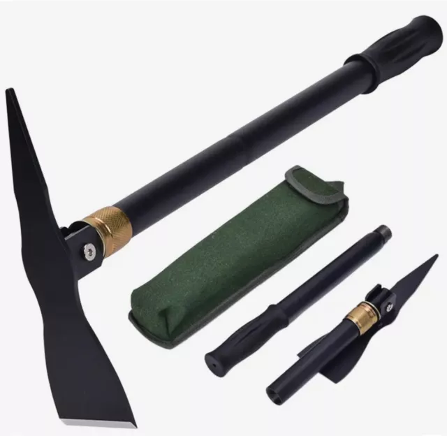 Gold Prospecting Pick Mattock Portable Digging Bar Metal Detecting Tool