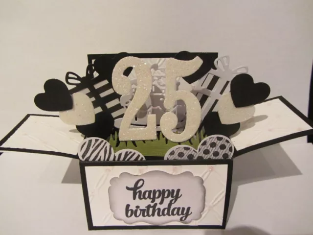 Handmade 3D Pop up 21st,25th,etc Anniversary/Birthday- presents