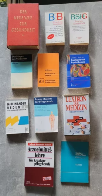 Fachbücher Krankenpflege Altenpflege Bücher Konvolut Paket Medizin