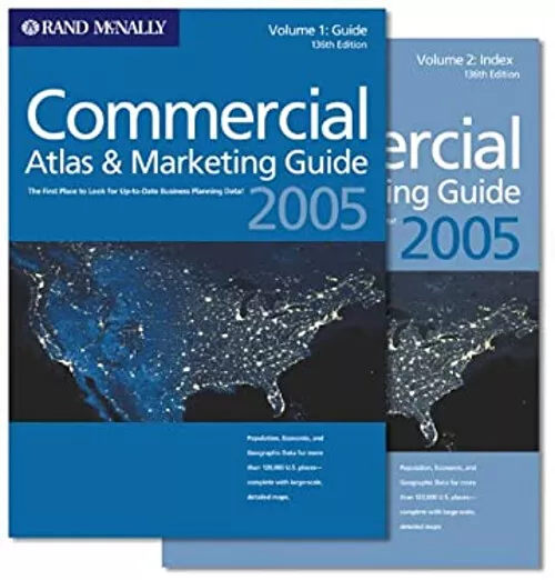 2005 Commercial Atlas and Marketing Guide Hardcover Rand McNally