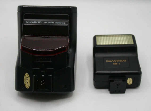 Minolta Maxxum 3200i Flash with Original Case Tested an Quantarary MS-1 Flash