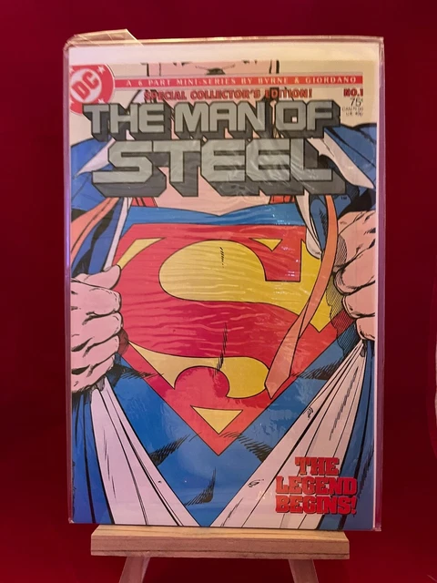 Superman The Man Of Steel # 1 "1st EVER Variant Cover" John Byrne 1986 MINT/NM