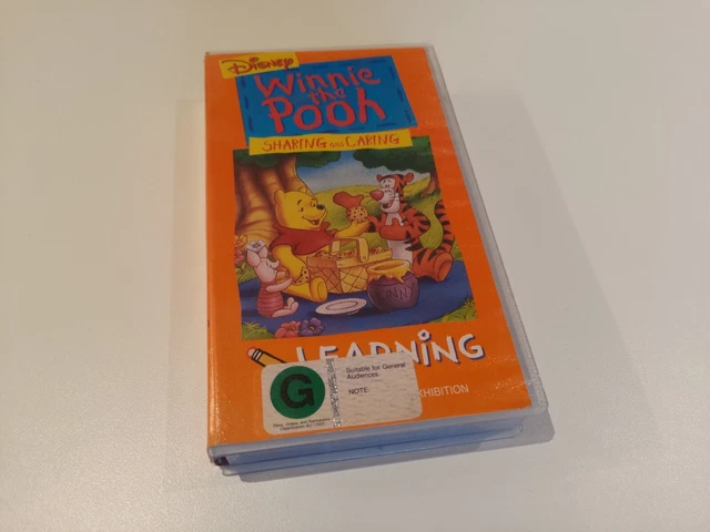 WINNIE THE POOH - Sharing and Caring VHS Video Tape | 1994 | Disney $14