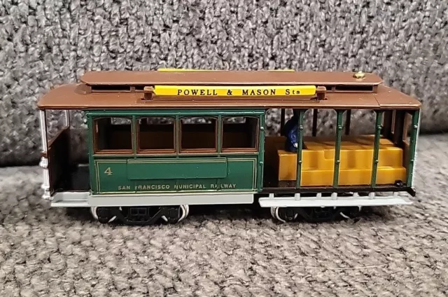 Powell & Mason STS Cable Car Trolley Train Toy San Francisco HO Scale