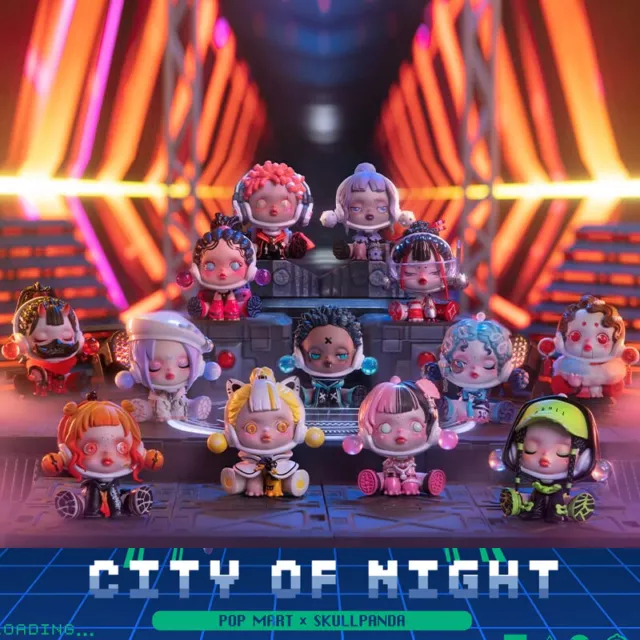 POP MART SKULLPANDA City of Night Series New Choose style blind box hip style