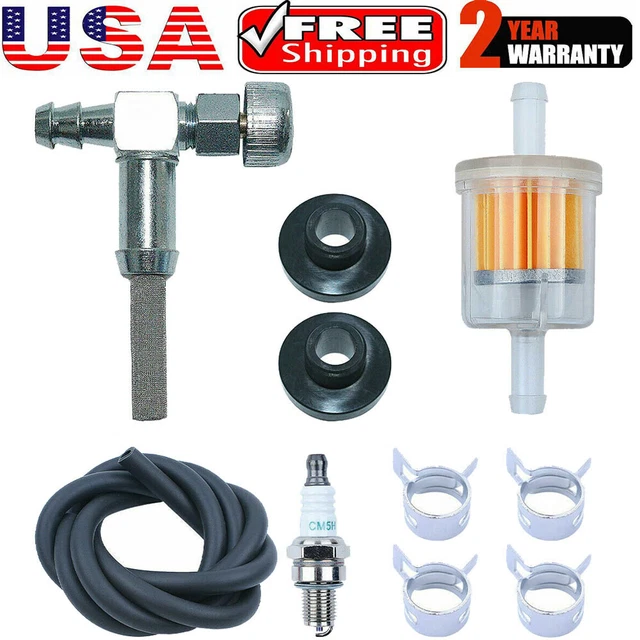 FUEL TANK SHUT Off Valve Fuel Filter Clamps Kit For MTD Troy Bilt Cub