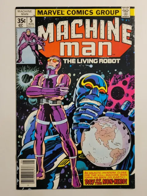Machine Man #5 (Vf/Nm) 1978 Jack Kirby Story, Cover & Art! Bronze Age Marvel
