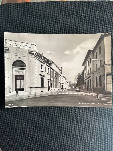 Cartolina Carate Brianza Viale Liberta' Viaggiata 1965