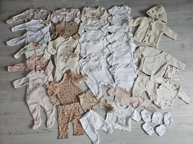 Pacchetto Vestiti Bambina  Pacchetto Vestiti Tiny Neonato Prima Taglia Fino A 1 Mese