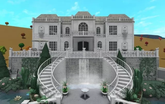 Custom Bloxburg House Interior and Exterior :) (READ DESCRIPTION)