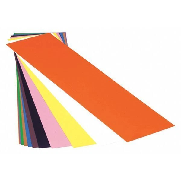 PRECISION BRAND Shim Stock, Sheet, Polyester, 0.0010 In, PK5 44610