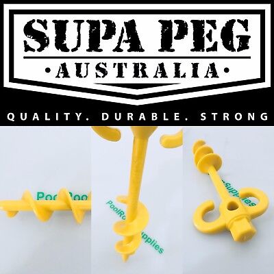 Supa Peg SAND Screw Tent Pegs Heavy Duty 300mm Camping Price is each