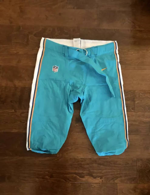 Miami Dolphins Team Issued/Game Teal Nike Pants Size 40 2015-2017 Season