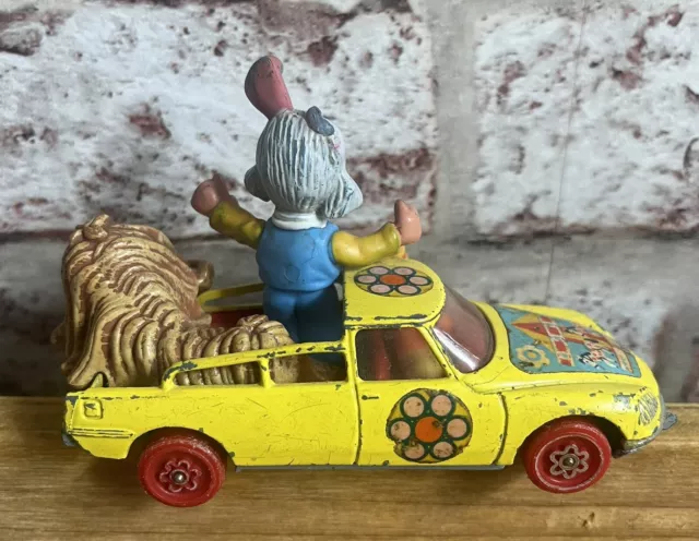 Vintage CORGI ‘Magic Roundabout’ Car Dougal Dog Brian The Snail Mr Rusty 1960's 2