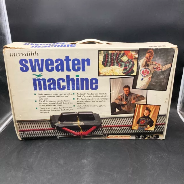 Incredible Sweater Machine by Bond Complete in Factory Box