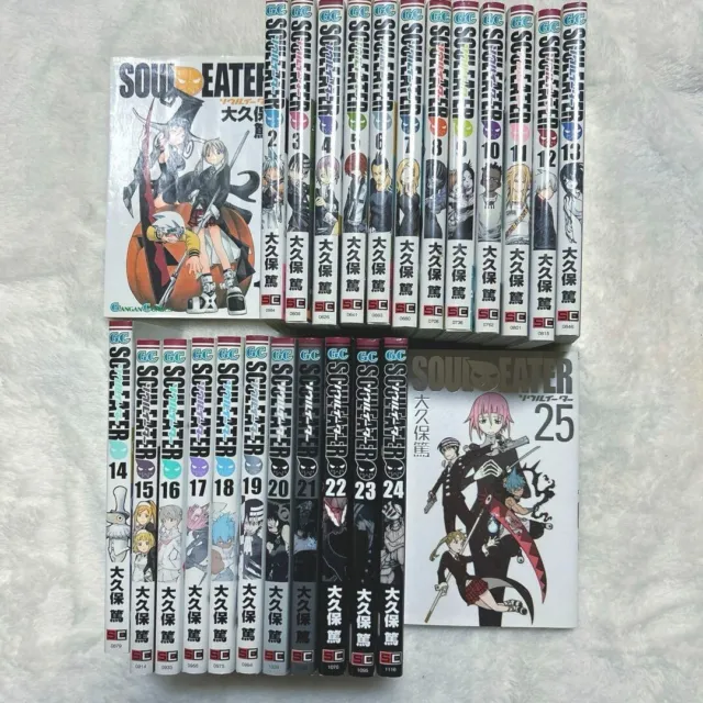 Soul Eater Vol.1-25 Complete Set Comics Manga Atsushi Ohkubo Japanese Japan