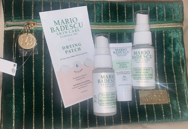 Mario Badescu Holiday Skincare Set Limited Edition + w/ Bag