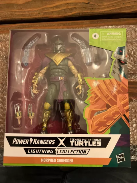Hasbro Power Rangers Lightning Green Ranger Shredder Deluxe Action Figure