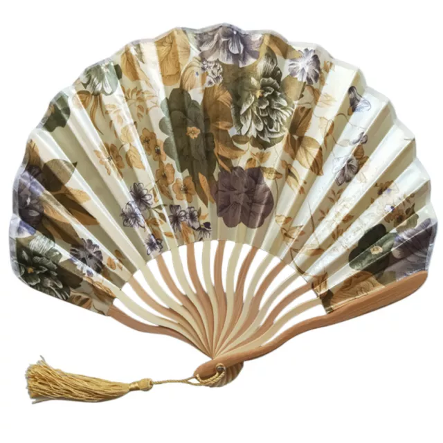 Chinese Style Hand Held Fan Bamboo Paper Folding Fan Party Wedding Decor