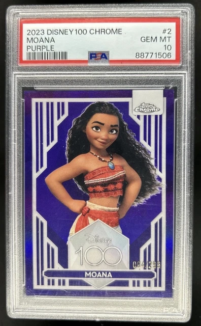 2023 TOPPS CHROME Disney100 Maui Purple Refractor 129/299 $1.41