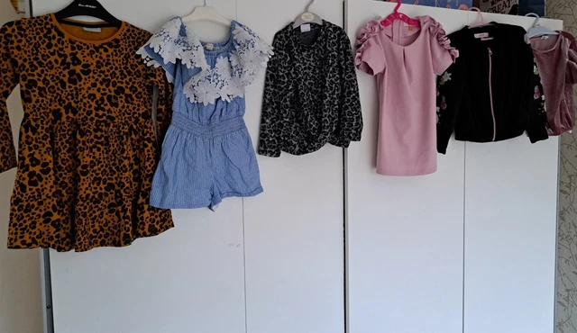 Girls top and dress bundle river island ted baker zara age 5-6 years