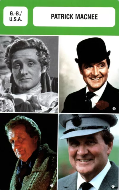 FICHE CINEMA : Acteurs : PATRICK MACNEE