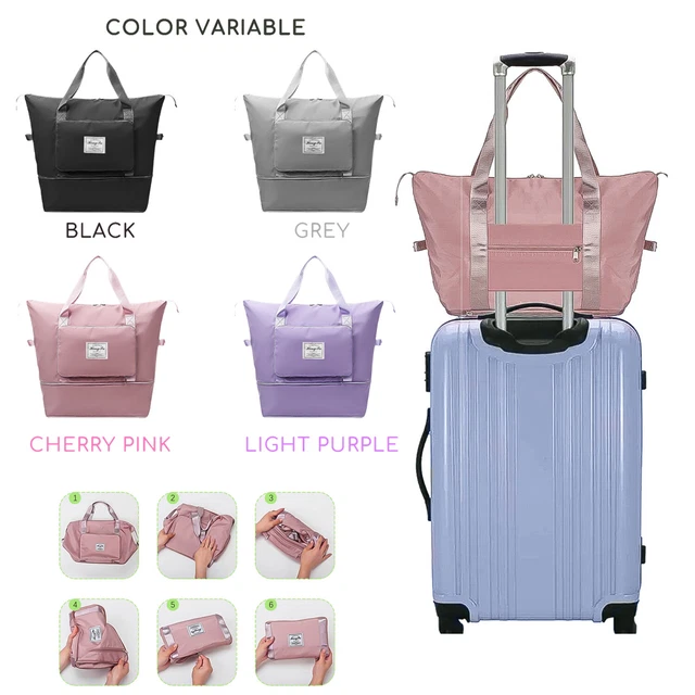Foldable Travel Lightweight Waterproof Carry Luggage Bag Dry/Wet Separation Bag