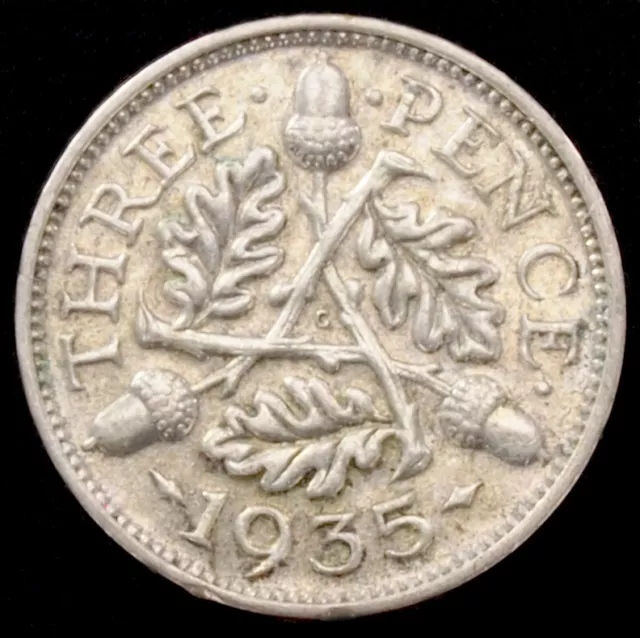 GB 0.500 Silver Threepence 1928 to 1936 - Choose the Year (GLIC-003G)