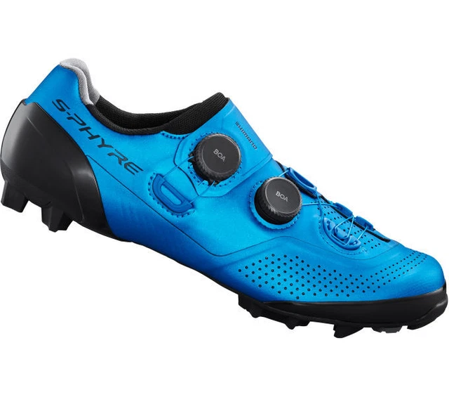 Shimano Fahrradschuhe SH-XC9B Wide S-PHYRE MTB BOA® Li2 SPD blau Größe 48