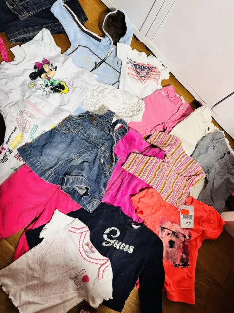 Babykleidung Mädchen Konvolut 14 Teile Gr.62-86 Juicy Couture, H&M, Zara, Guess