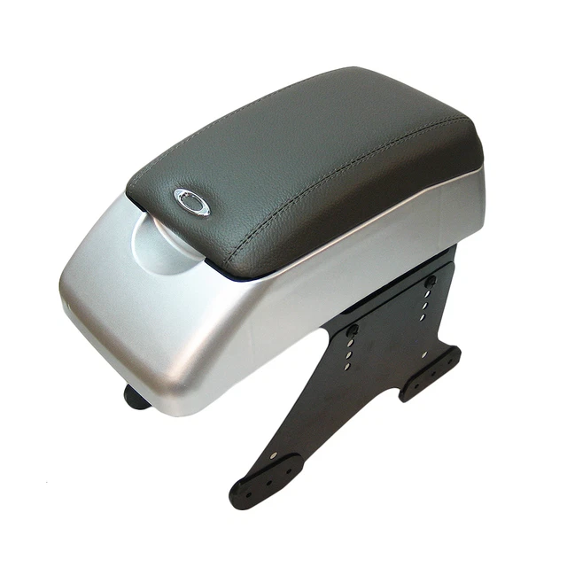 Qirc Accoudoir Central Voiture Réglable - Support Bras Avec Rangement - Noir, Universel