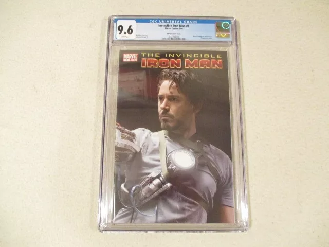 Invincible Iron Man 1 Robert Downey Jr Photo Variant Cover Cgc 9.6