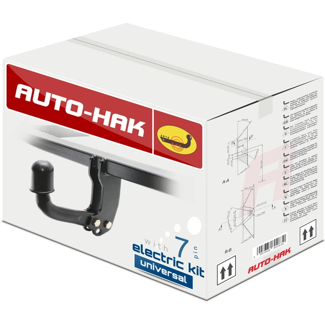 SWAN NECK TOW Bar + universal Electrics for Audi A3 8V Saloon 09.2013