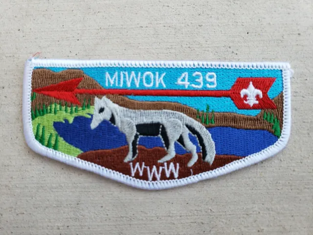 Miwok Lodge 439 Order of the Arrow OA Flap