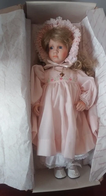 Porcelain Doll Georgetown Collection  Little Sweetheart Artist Linda Mason 16"