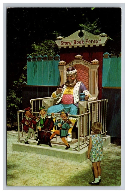 Old King Cole, Story Book Forest, Ligonier Pennsylvania PA Postcard