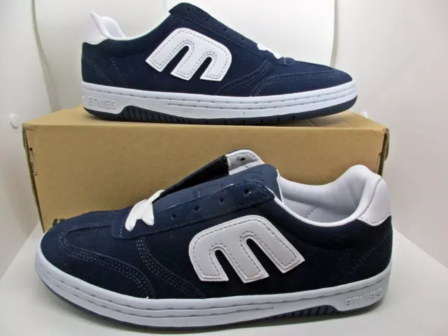 Etnies Lo Cut Navy White Skate Shoes BNIB