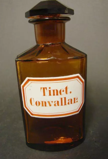 Apothekenflasche / Standgefäß Tinct. Convallar.