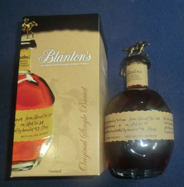 170€/L Blanton's Original Single Barrel Bourbon 46,5% Vol. Alk.0,7L 2020