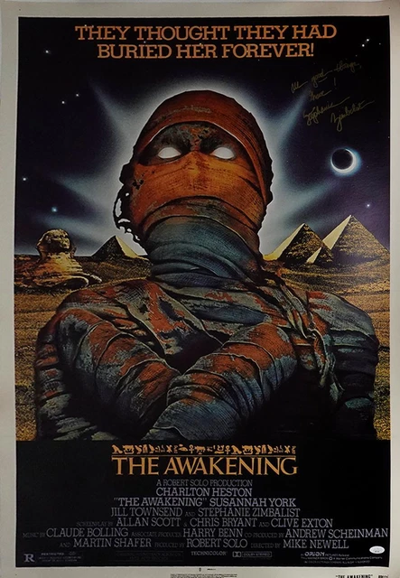 The Awakening 27x40 Movie Poster Autographed by Stephanie Zimbalist JSA